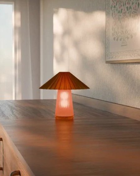 Aurora Flute Mushroom Design Cute Lamp